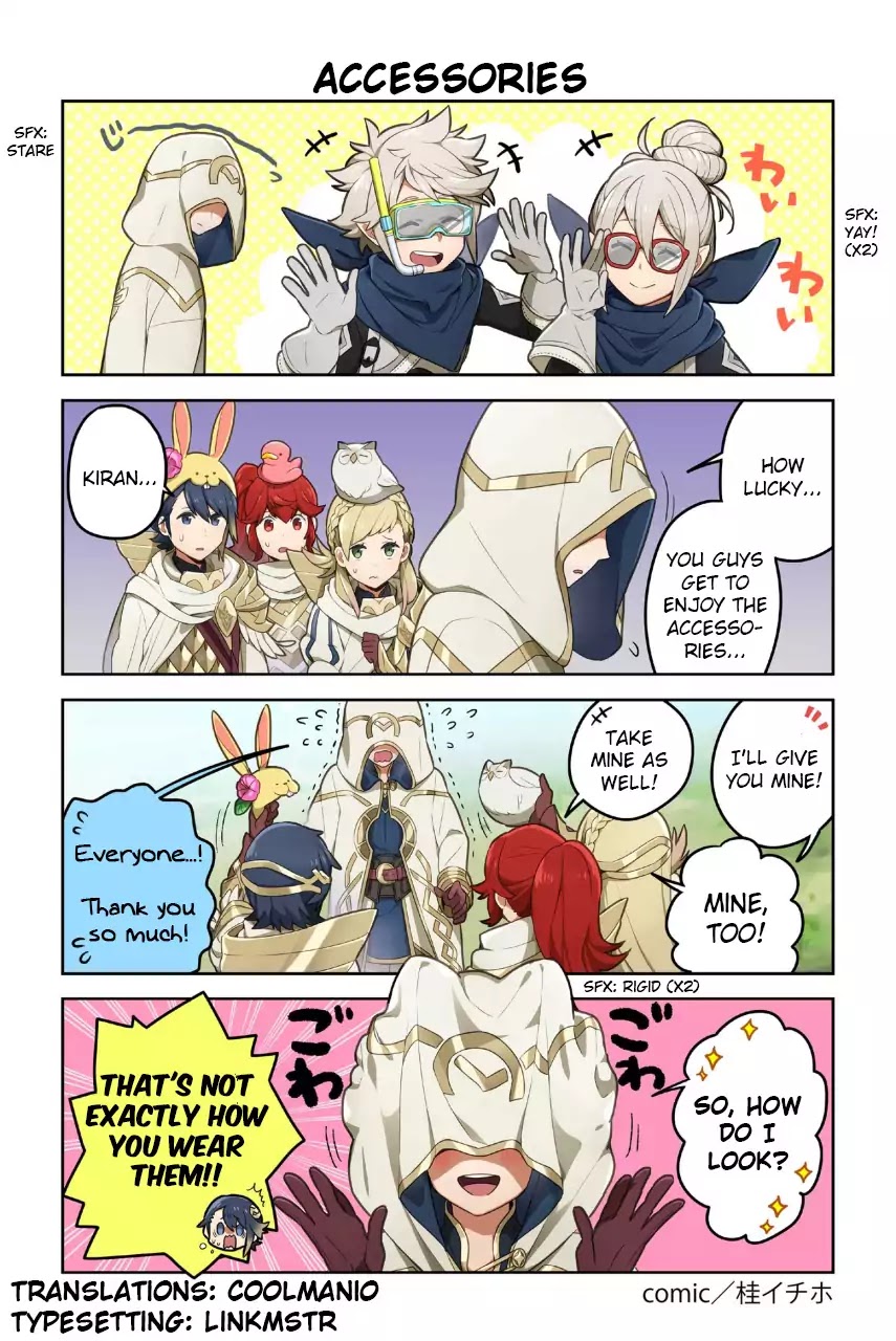 Fire Emblem Heroes Daily Lives of the Heroes Chapter 48 page 1 - Chapter 48: Accessories