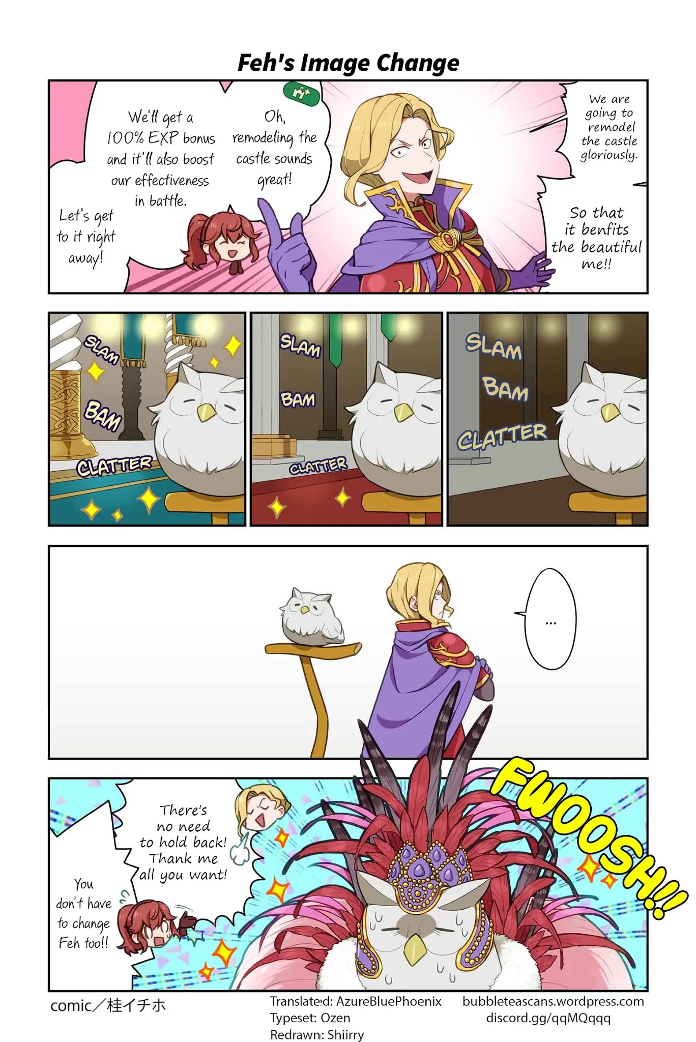 Fire Emblem Heroes Daily Lives of the Heroes Chapter 5 page 1 - Chapter 5: Feh's Image Change