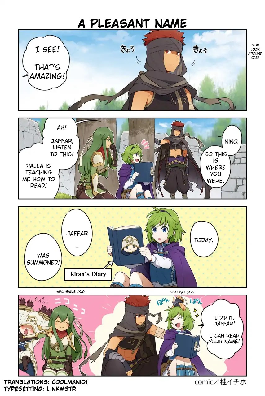 Fire Emblem Heroes Daily Lives of the Heroes Chapter 50 page 1 - Chapter 50: A Pleasant Name