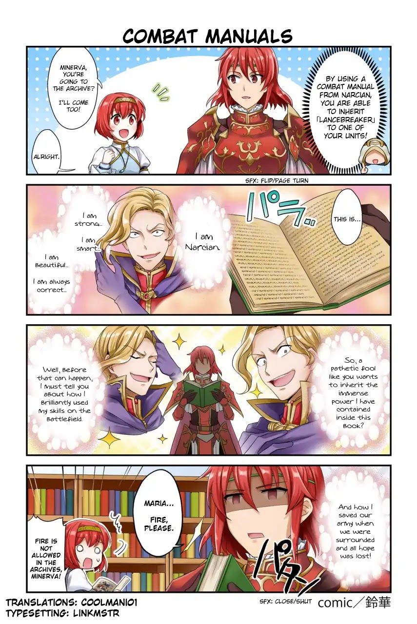 Fire Emblem Heroes Daily Lives of the Heroes Chapter 51 page 1 - Chapter 51: Combat Manual