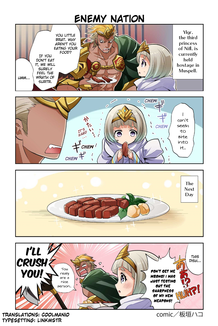 Fire Emblem Heroes Daily Lives of the Heroes Chapter 52 page 1 - Chapter 52v0: Enemy Nation