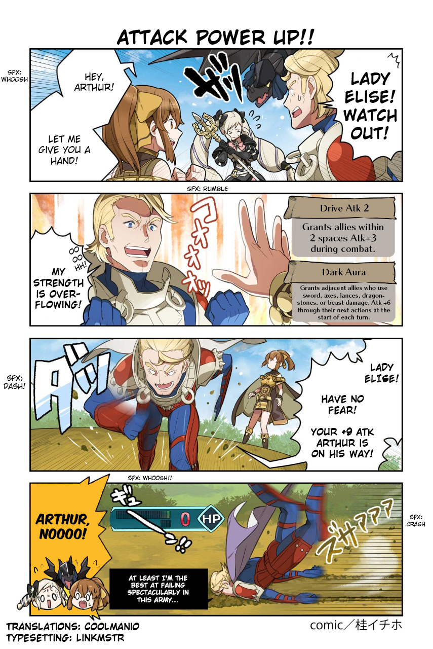Fire Emblem Heroes Daily Lives of the Heroes Chapter 60 page 1 - Chapter 60: Attack Power Up!! v0
