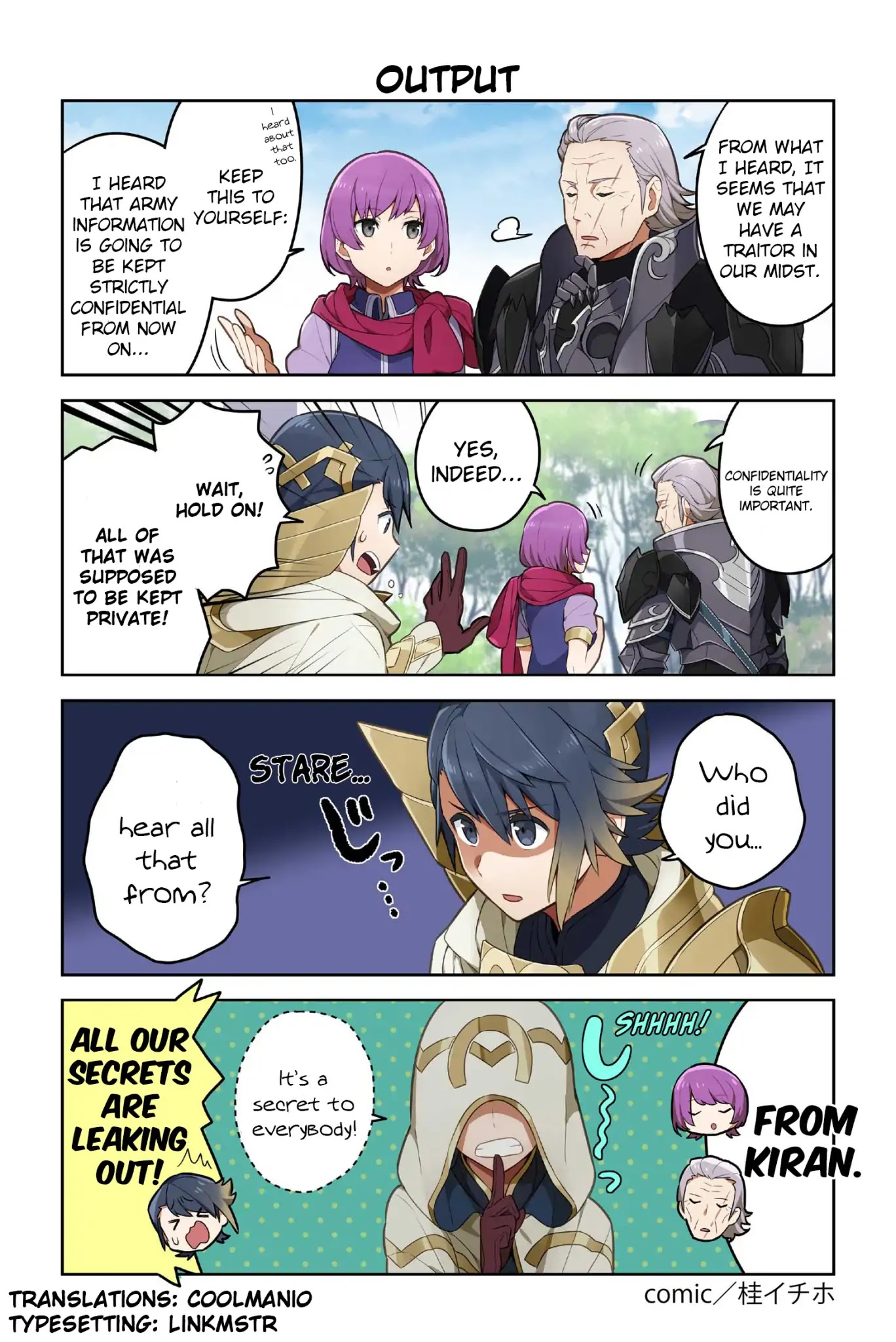 Fire Emblem Heroes Daily Lives of the Heroes Chapter 66 page 1 - Chapter 66: Output