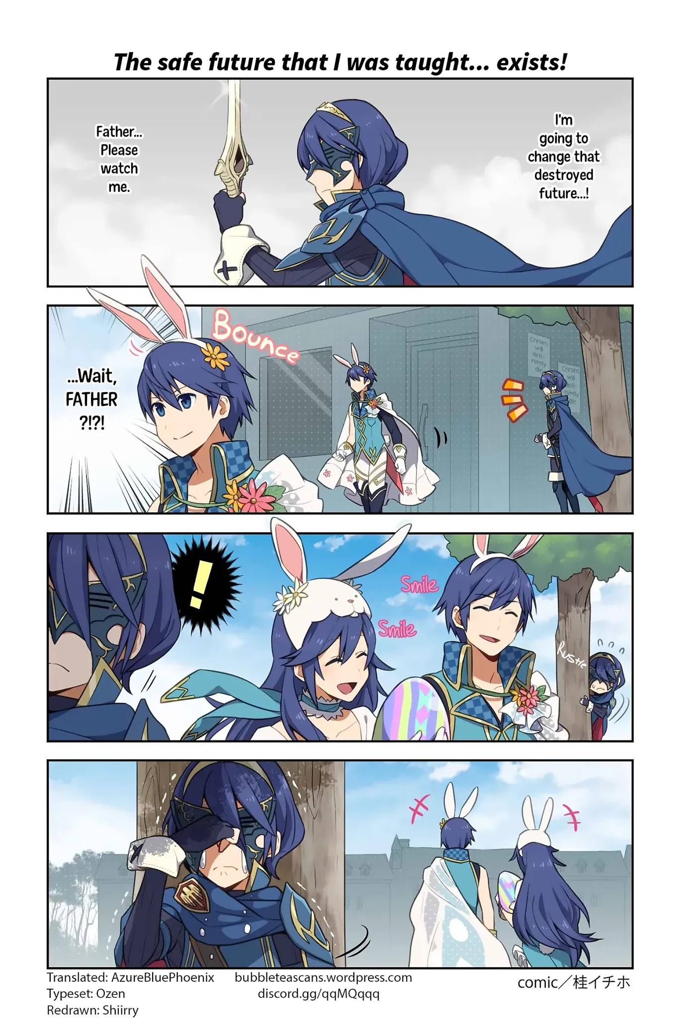 Fire Emblem Heroes Daily Lives of the Heroes Chapter 8 page 1 - Chapter 8: The Safe Future That I Was Taught... Exists!