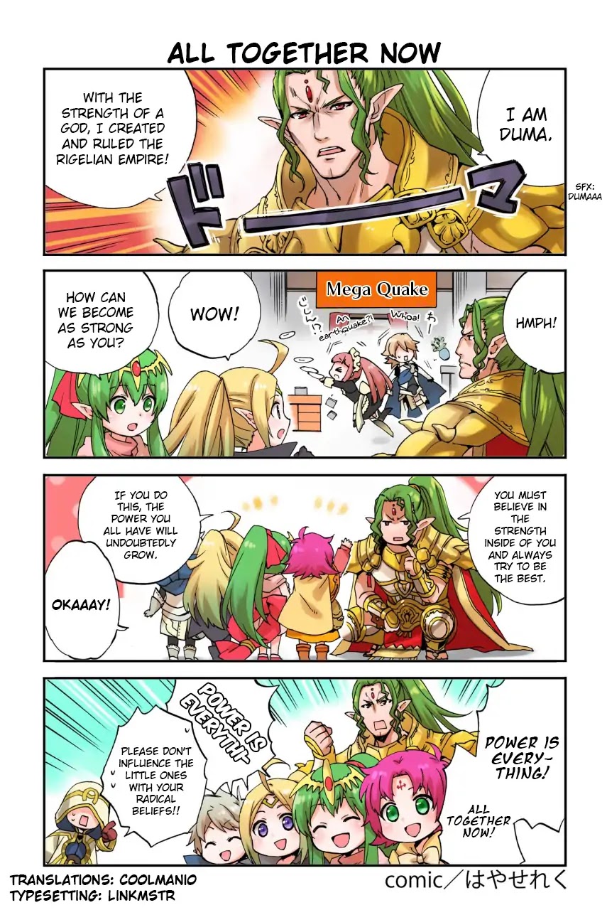 Fire Emblem Heroes Daily Lives of the Heroes Chapter 88 page 1 - Chapter 88: All Together Now