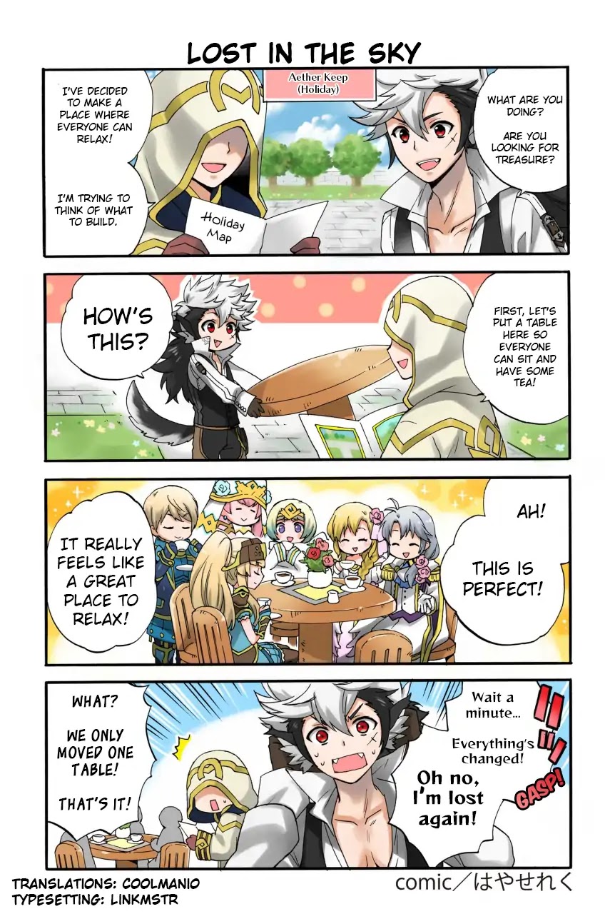 Fire Emblem Heroes Daily Lives of the Heroes Chapter 90 page 1 - Chapter 90: Lost in the Sky
