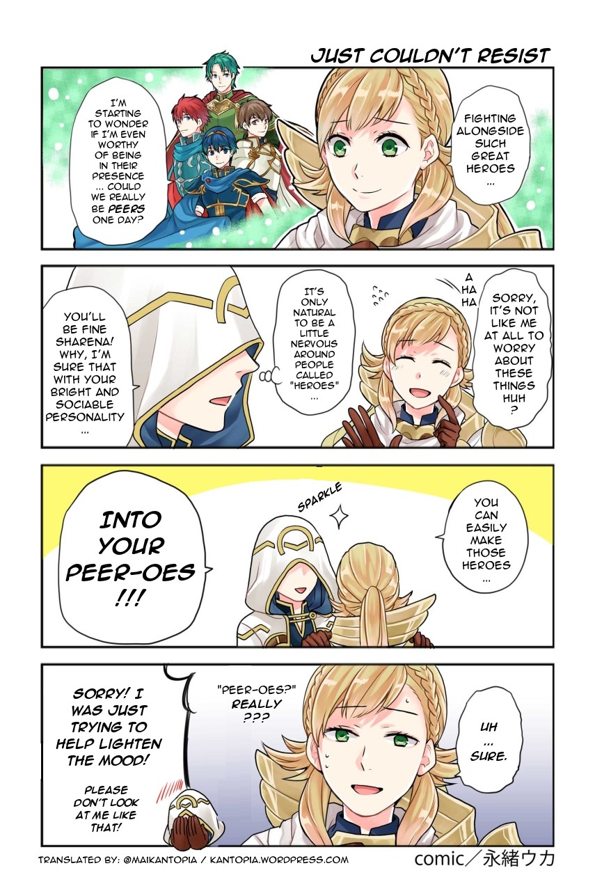 Fire Emblem Heroes Daily Lives of the Heroes Chapter 96 page 1 - Chapter 96: Just couldn't resist