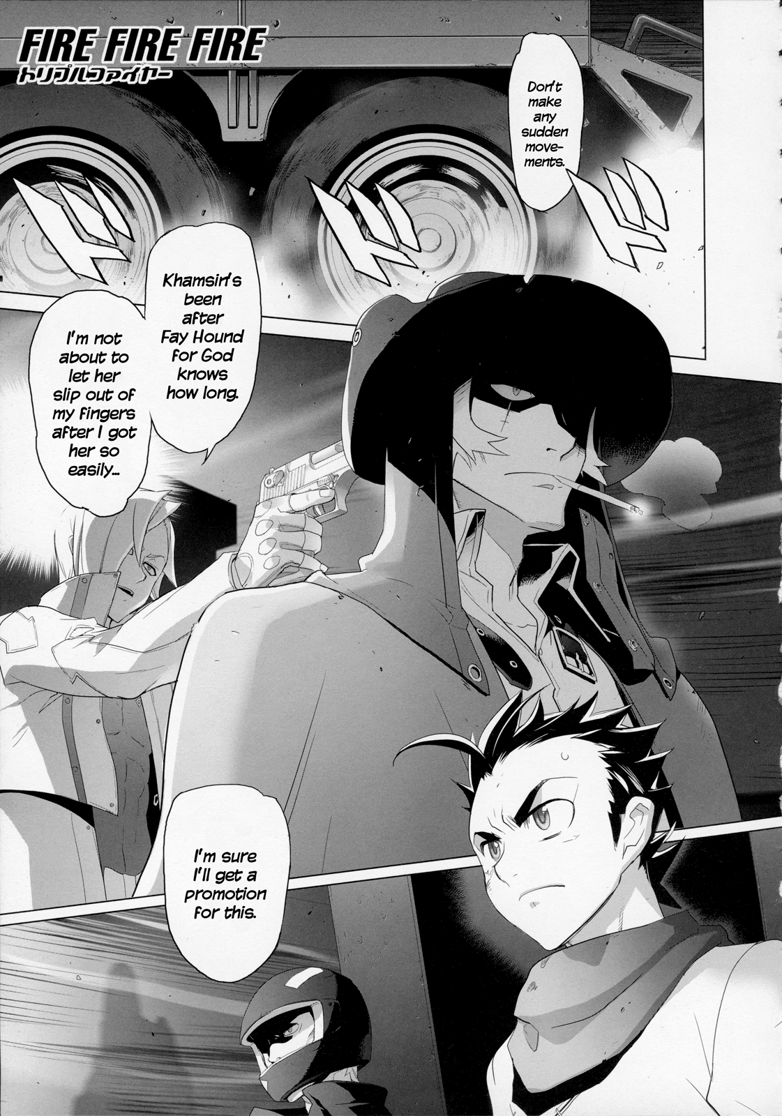 Fire Fire Fire Chapter 11 page 1 - Chapter 11: Attack. 11 - Is He Evil? Or Just a Little Bad?