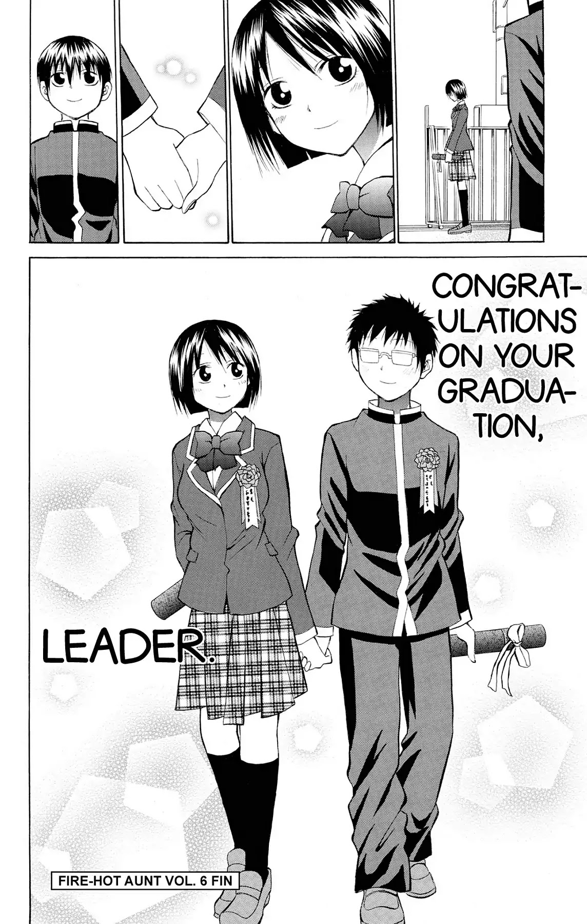 Fire-Hot Aunt Chapter 24 page 45 - Chapter 24: Vol.6 EPISODE 24: GRADUATION