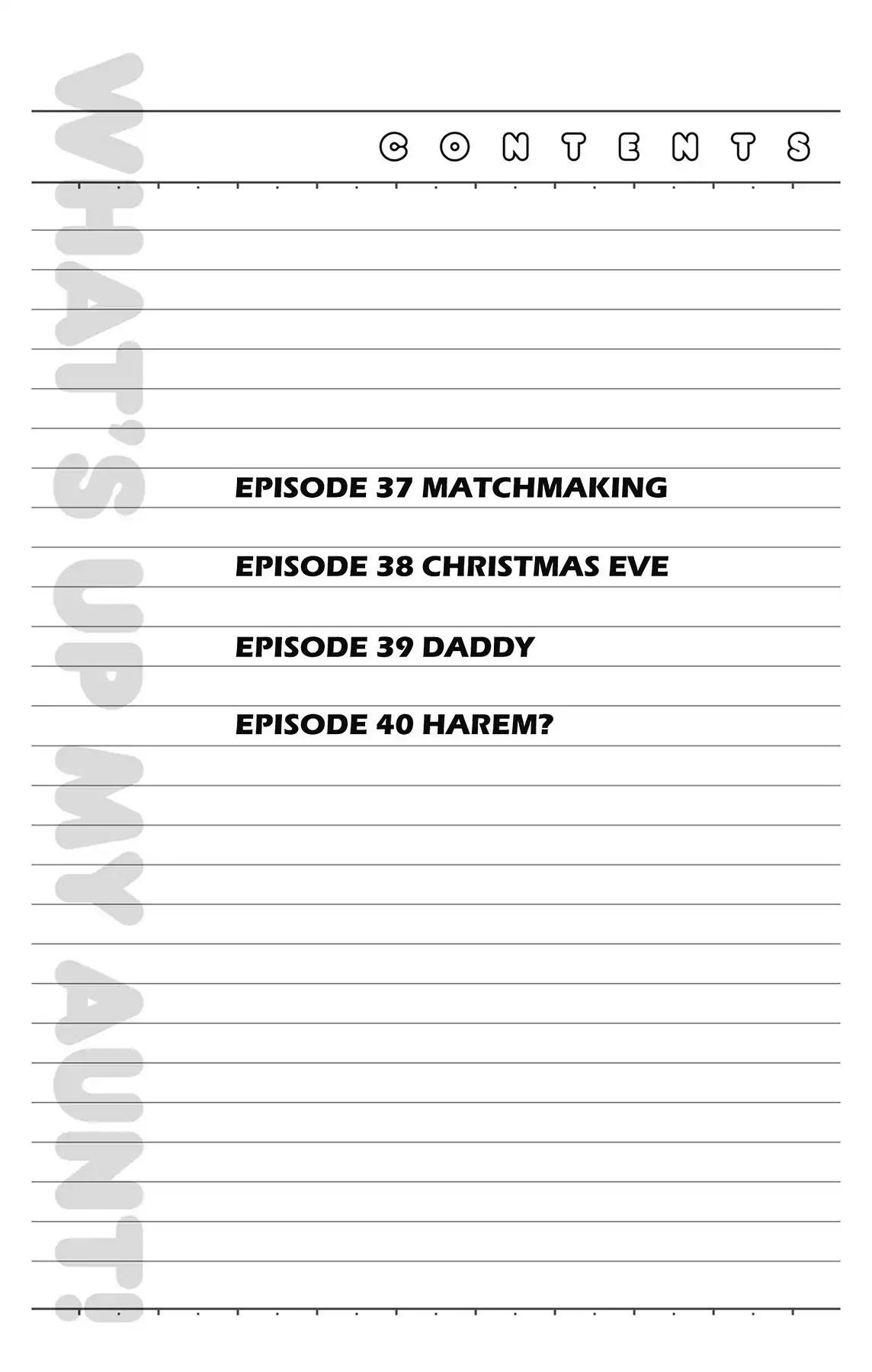 Fire-Hot Aunt Chapter 37 page 5 - Chapter 37: Vol.10 EPISODE 37: MATCHMAKING