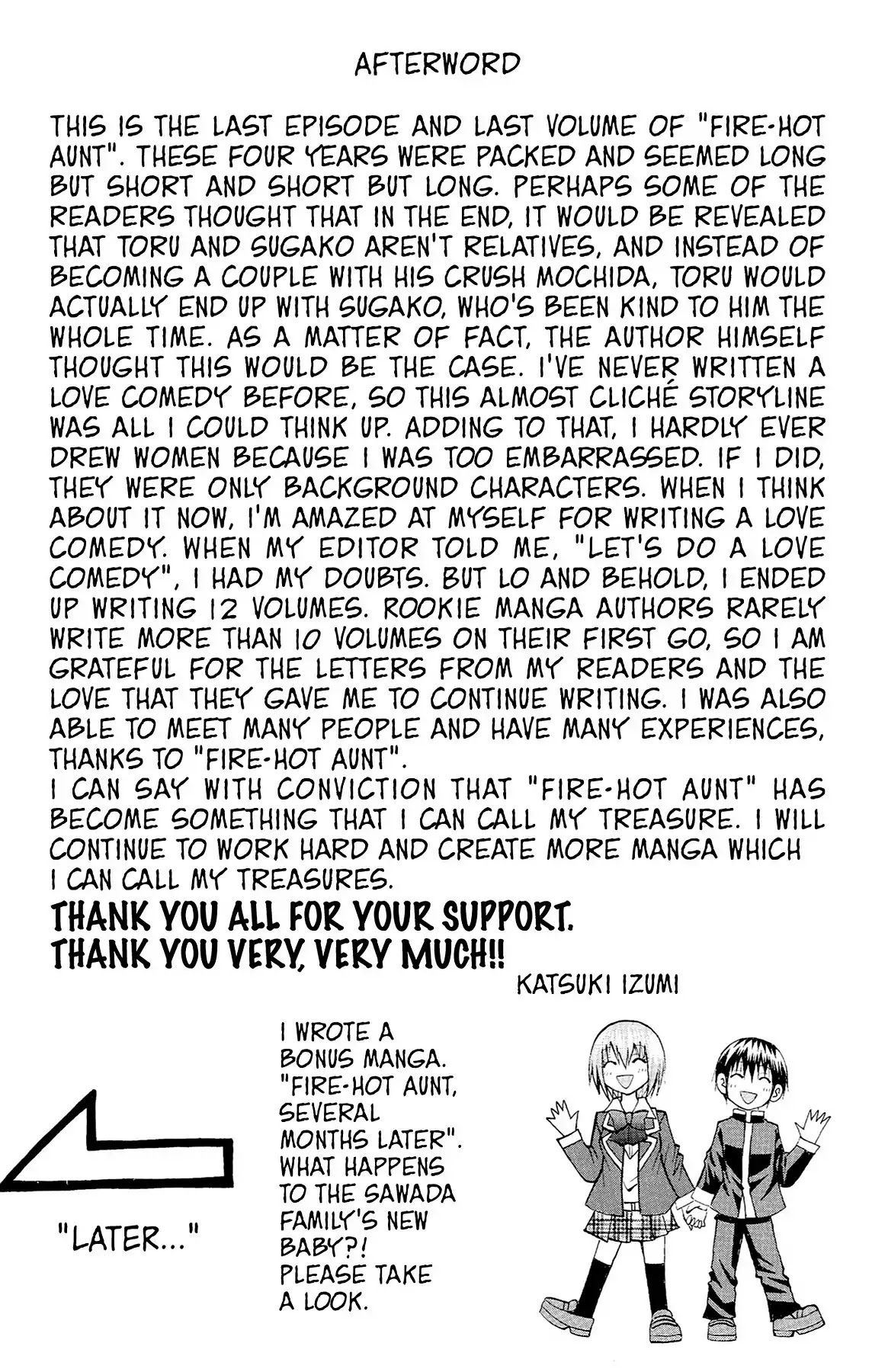 Fire-Hot Aunt Chapter 48 page 51 - Chapter 48: Vol.12 FINAL EPISODE [END]