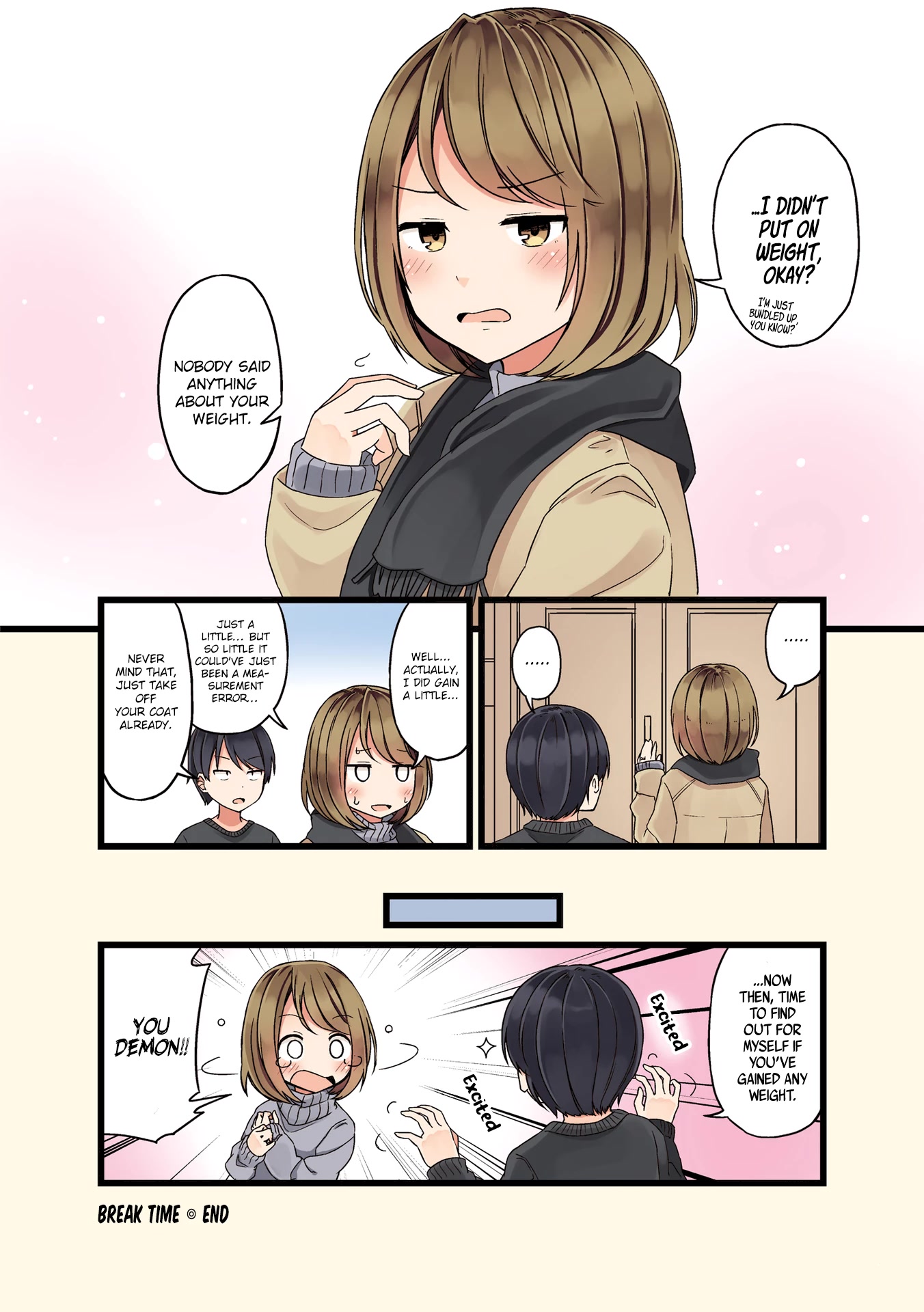 First Comes Love, Then Comes Marriage Chapter 10.5 page 2 - Chapter 10.5: My Fiance Came Home From New Year's Break At Her Parents' All Bundled Up