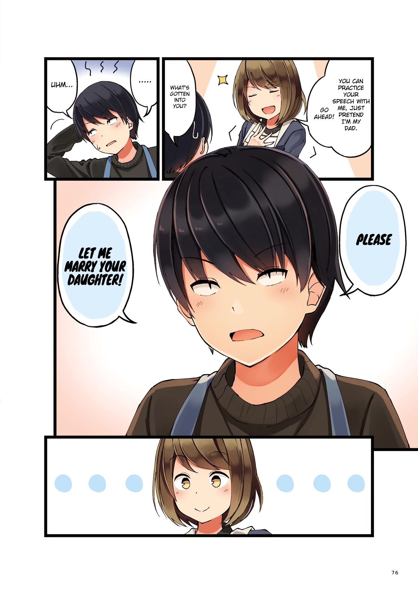 First Comes Love, Then Comes Marriage Chapter 11 page 4 - Chapter 11: Rehearsing Before Meeting My Fiancee's Father