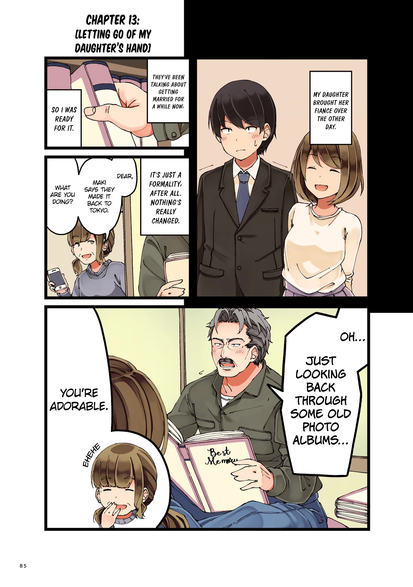 First Comes Love, Then Comes Marriage Chapter 13 page 1 - Chapter 13: Letting Go Of My Daughter's Hand