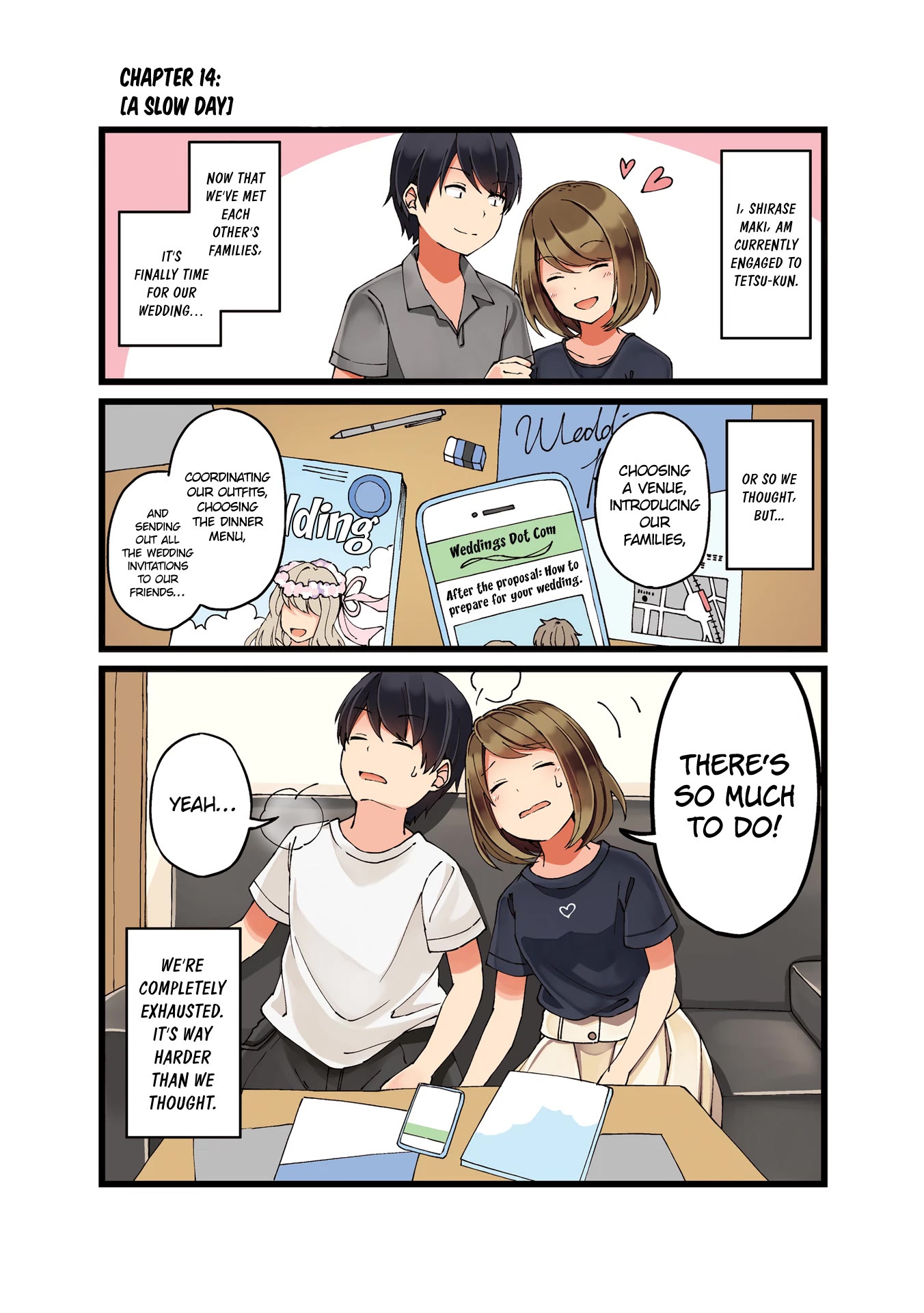 First Comes Love, Then Comes Marriage Chapter 14 page 1 - Chapter 14: A Slow Day