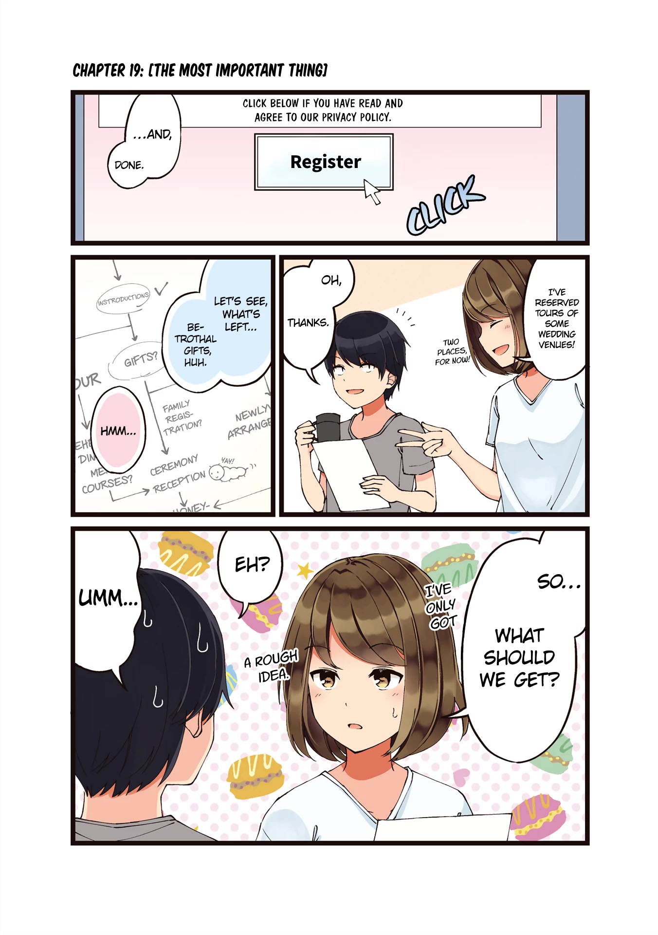 First Comes Love, Then Comes Marriage Chapter 19 page 1 - Chapter 19: The Most Important Thing