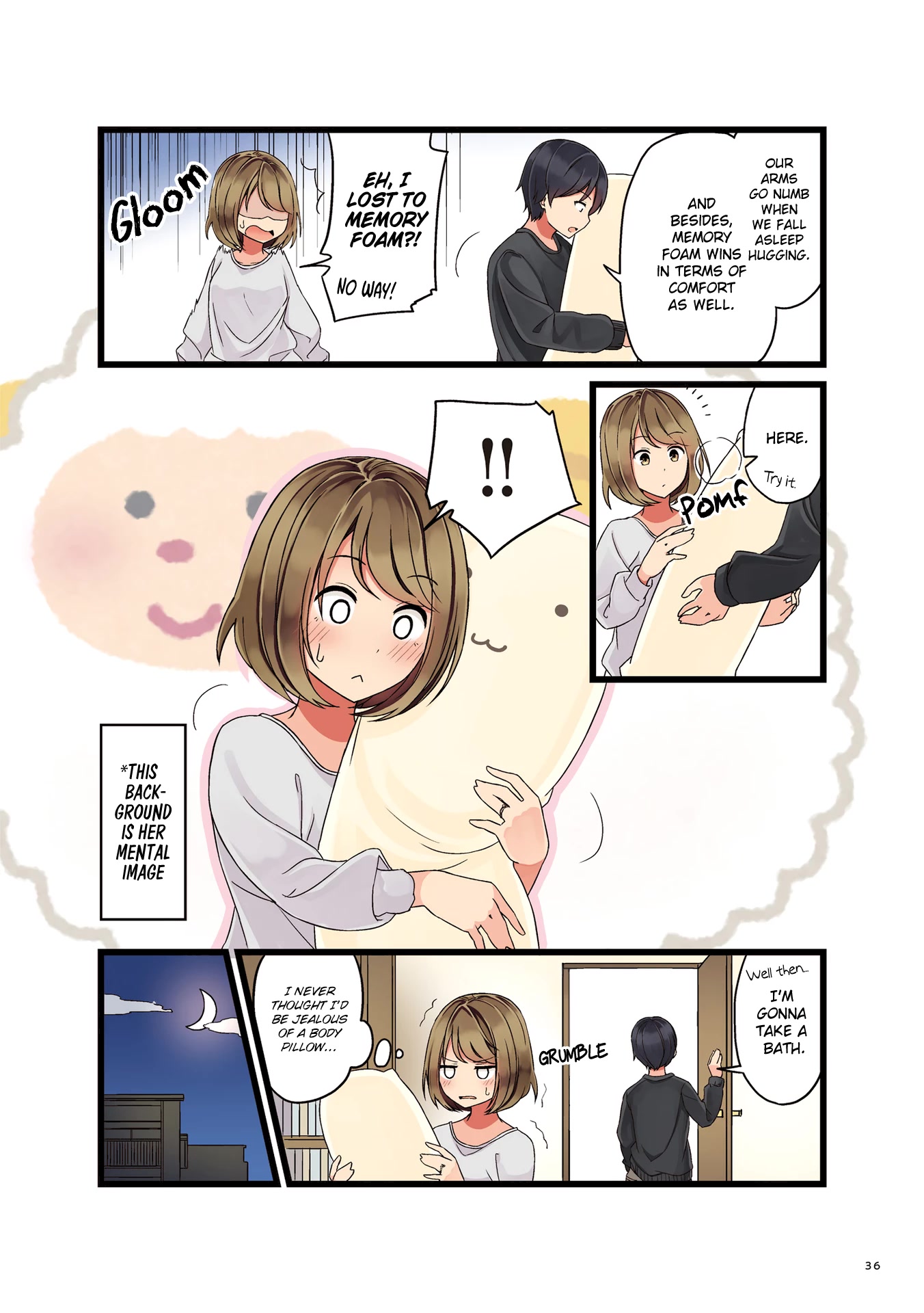 First Comes Love, Then Comes Marriage Chapter 3 page 2 - Chapter 3: My Fiance Is Jealous of a Body Pillow