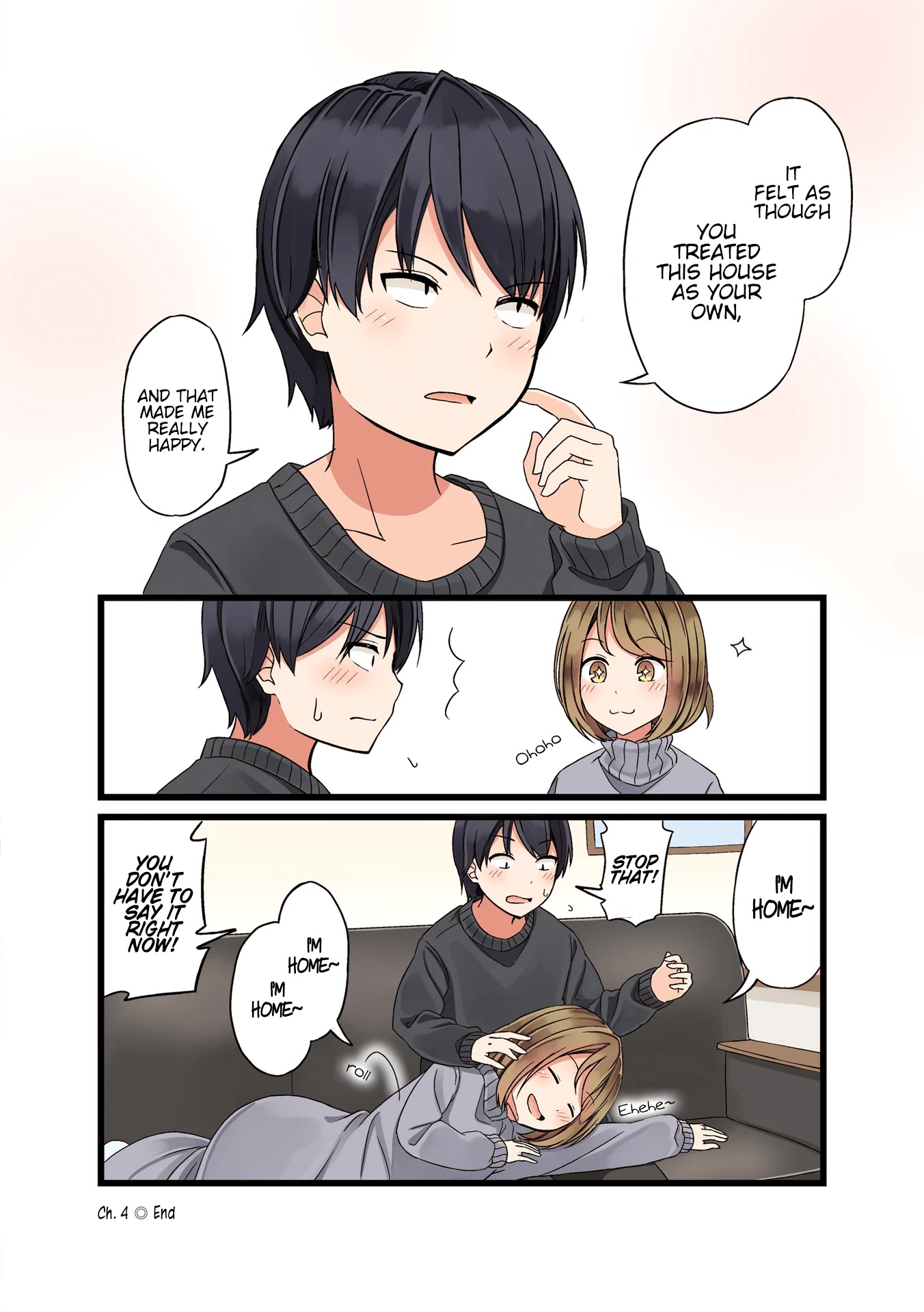 First Comes Love, Then Comes Marriage Chapter 4 page 4 - Chapter 4: "I'm Home!"