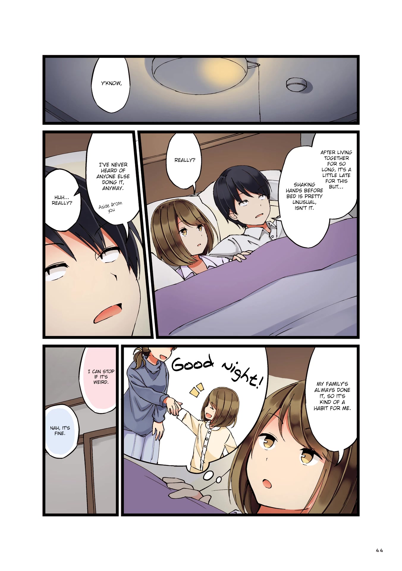 First Comes Love, Then Comes Marriage Chapter 5 page 2 - Chapter 5: We Always Shake Hands Before Bed