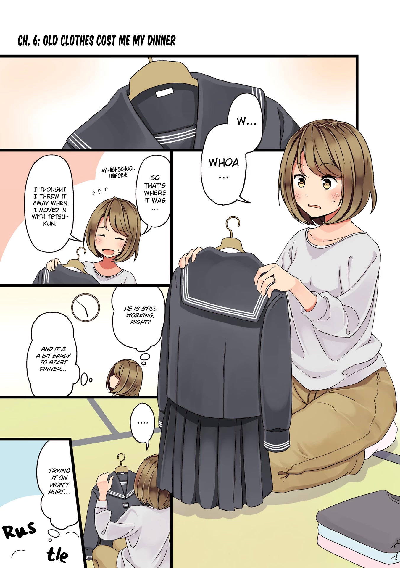 First Comes Love, Then Comes Marriage Chapter 6 page 1 - Chapter 6: Old Clothes Cost Me My Dinner