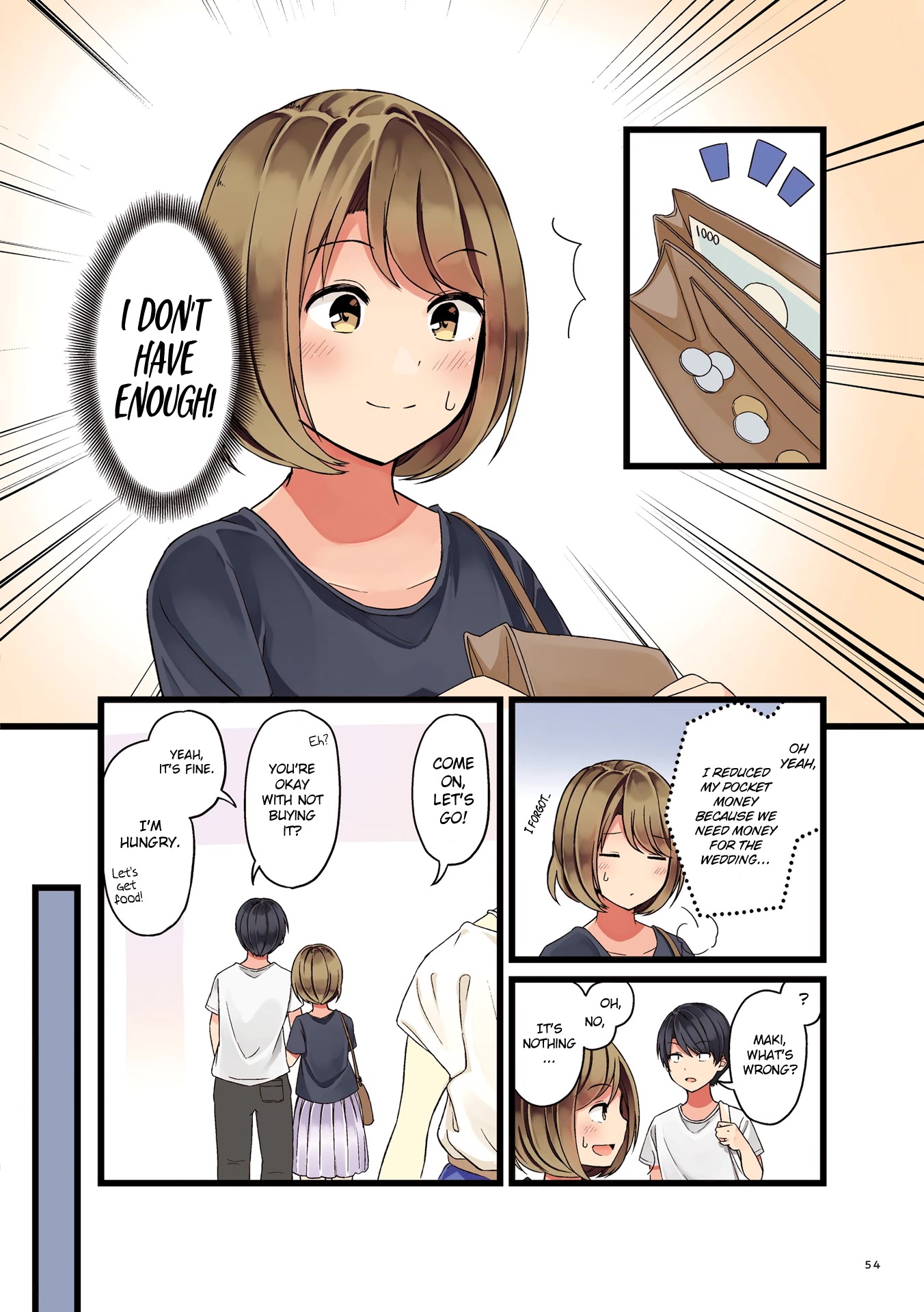 First Comes Love, Then Comes Marriage Chapter 7 page 2 - Chapter 7: Not Enough Pocket Money