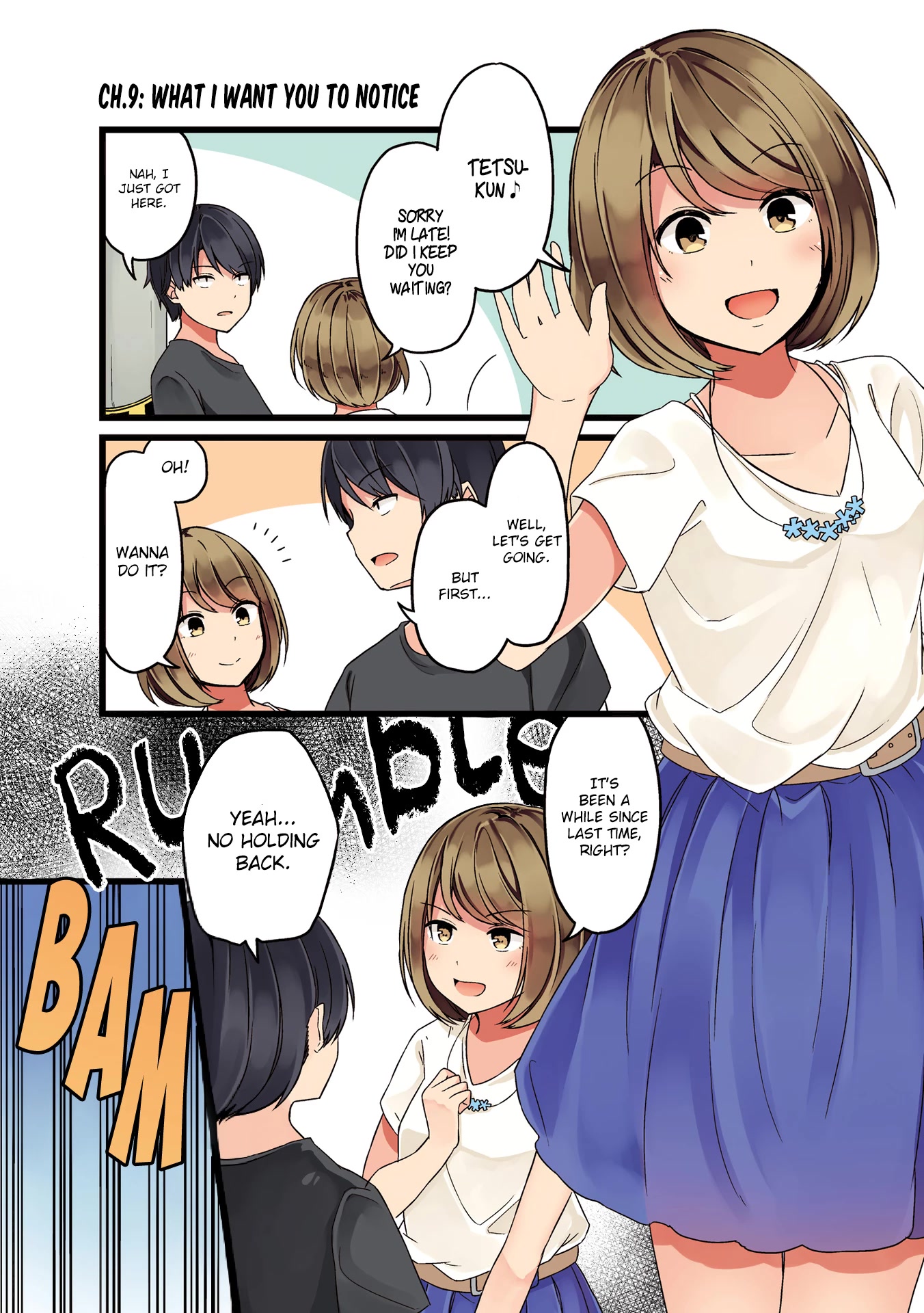 First Comes Love, Then Comes Marriage Chapter 9 page 1 - Chapter 9: What I Want You to Notice
