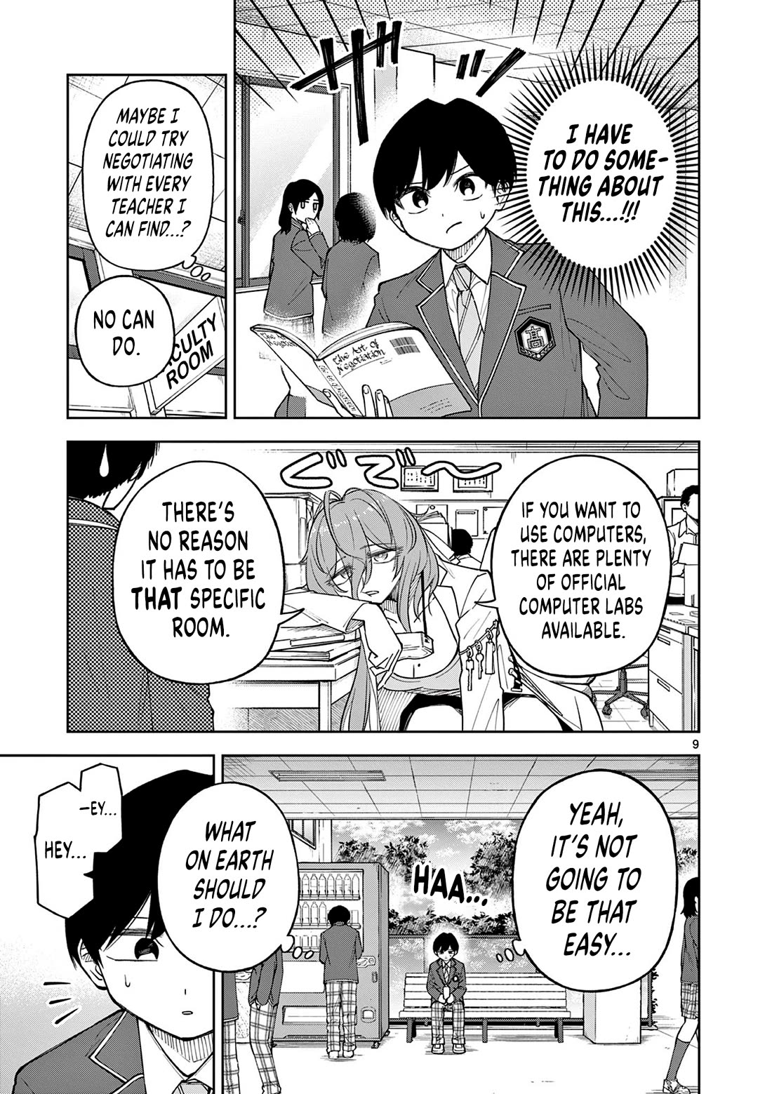 First Love Algorithm Chapter 2 page 9 - Chapter 2: Kujou is a Stickler for Rules
