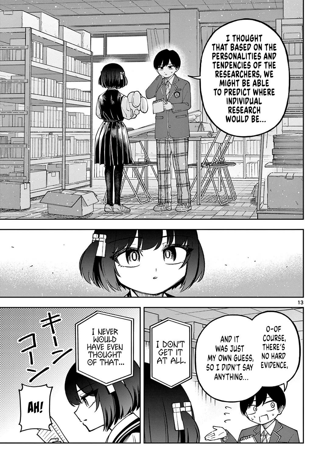 First Love Algorithm Chapter 6 page 13 - Chapter 6: Amamiya Wants to Research Alone