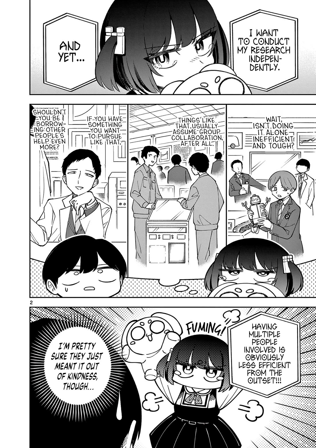 First Love Algorithm Chapter 6 page 2 - Chapter 6: Amamiya Wants to Research Alone