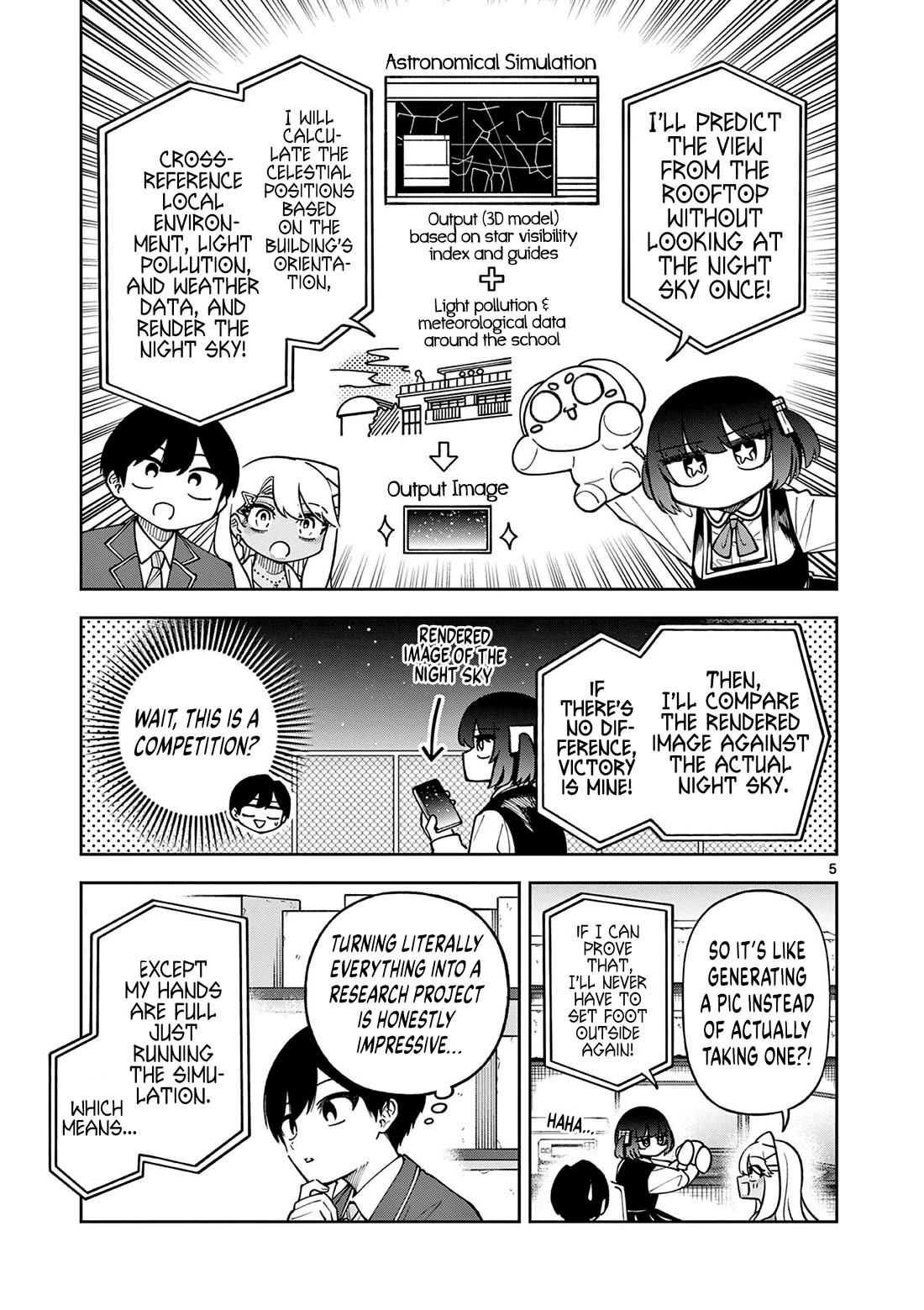 First Love Algorithm Chapter 7 page 5 - Chapter 7: Amamiya Wants to Recreate the Night Sky!