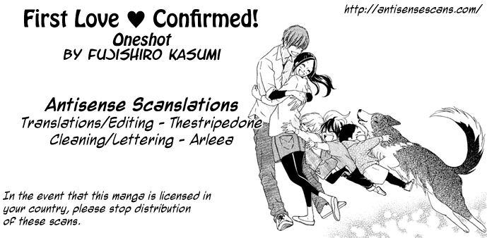 First Love Confirmed! Chapter 0.2 page 1 - Chapter 0 v2 : [Oneshot]