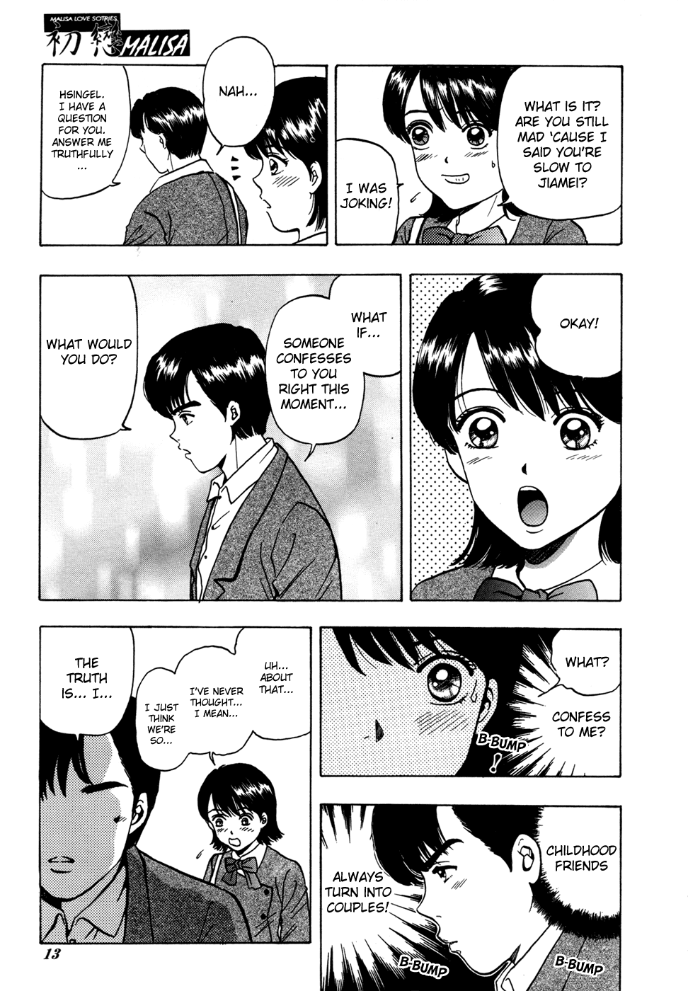 First Love Malisa Chapter 5.2 page 14 - Chapter 5 v2 : The Chocolate for H.G.