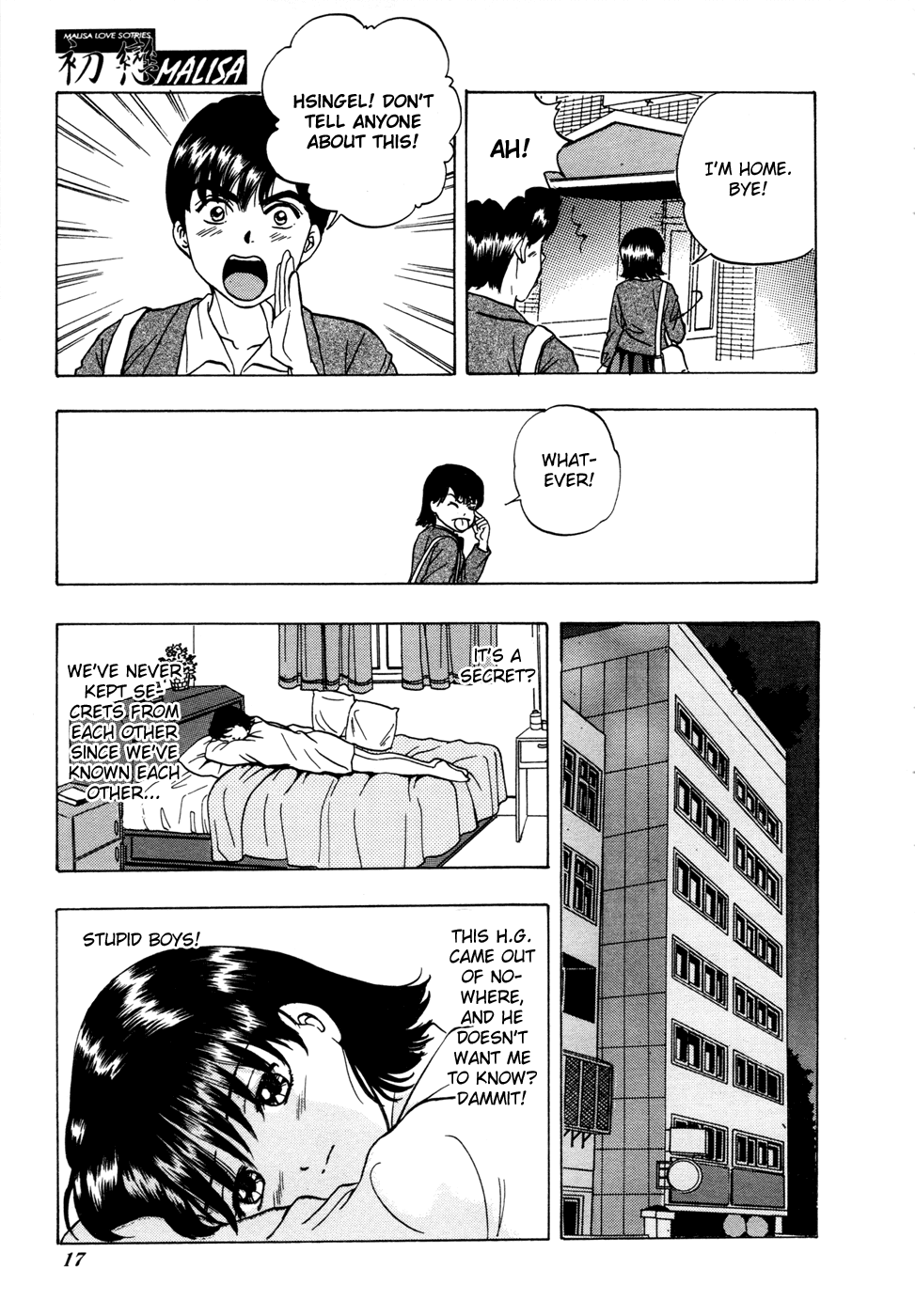 First Love Malisa Chapter 5.2 page 18 - Chapter 5 v2 : The Chocolate for H.G.