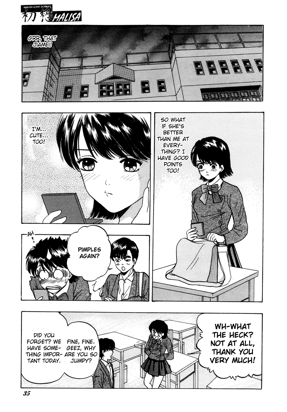 First Love Malisa Chapter 5.2 page 36 - Chapter 5 v2 : The Chocolate for H.G.