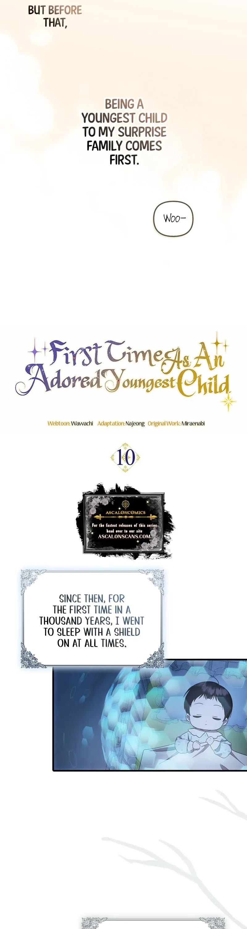 First Time As An Adored Youngest Child Chapter 10 page 18 - Chapter 10
