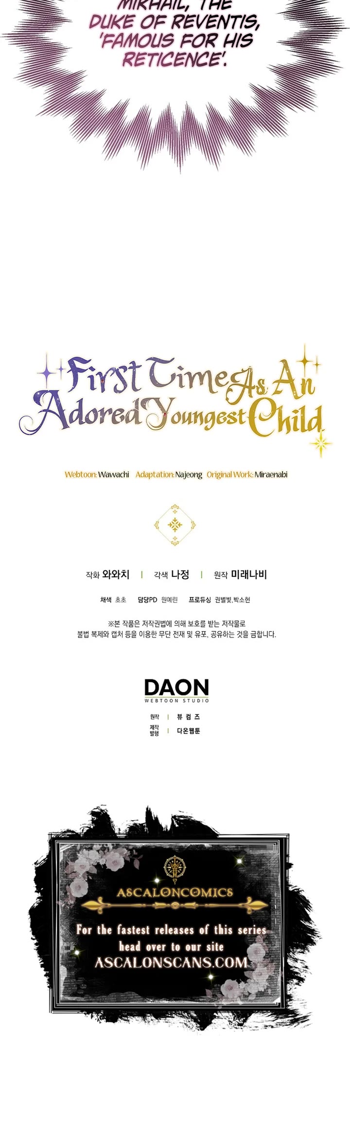 First Time As An Adored Youngest Child Chapter 14 page 36 - Chapter 14