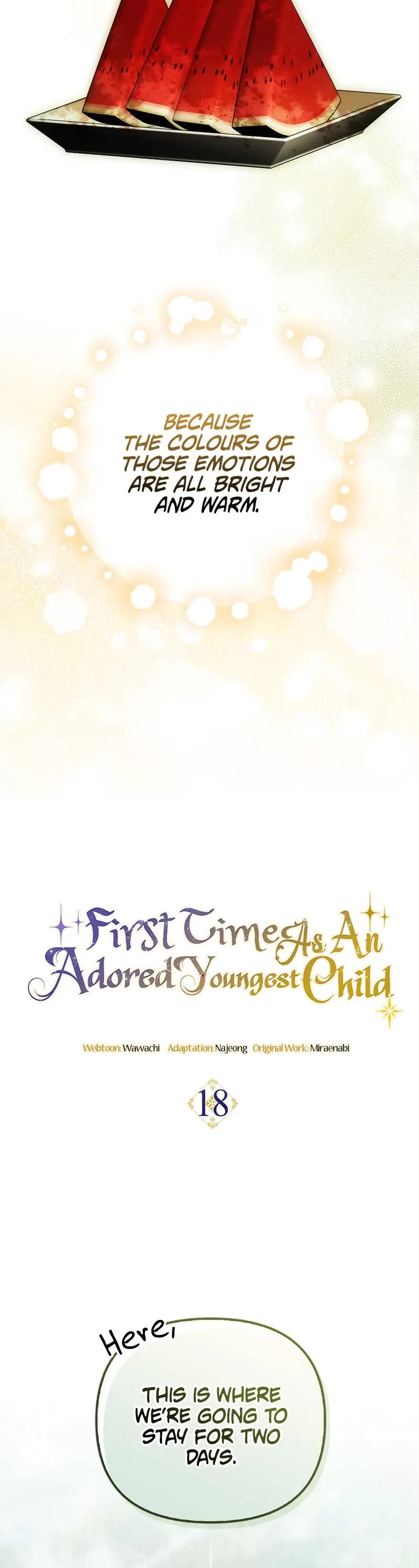 First Time As An Adored Youngest Child Chapter 18 page 17 - Chapter 18