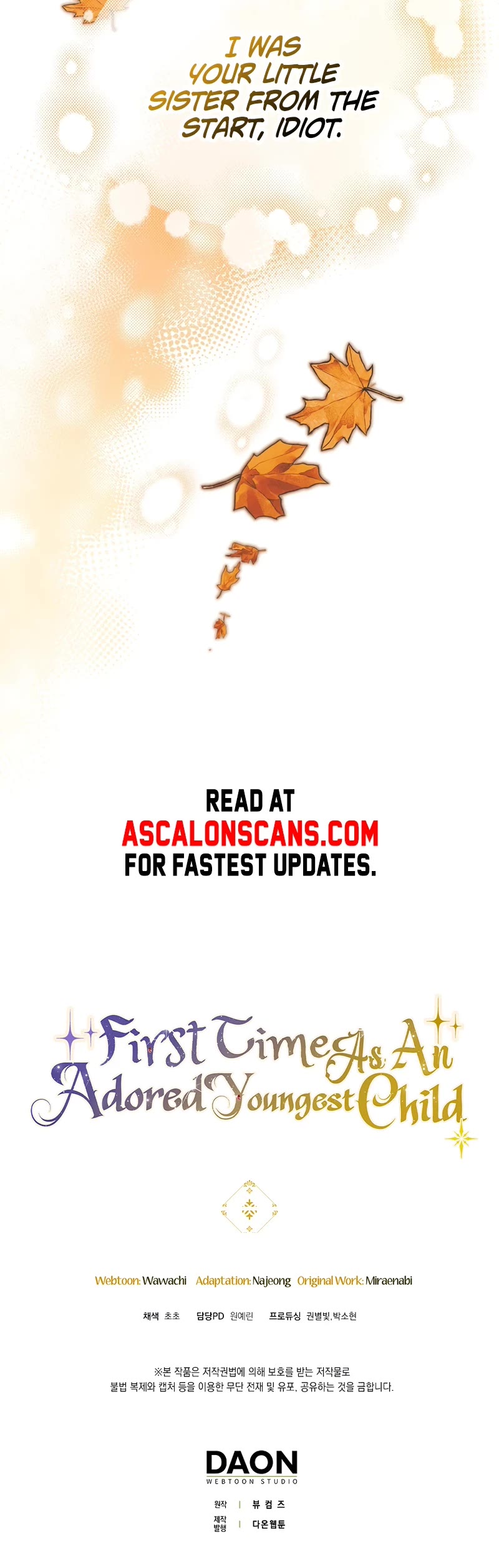 First Time As An Adored Youngest Child Chapter 25 page 33 - Chapter 25