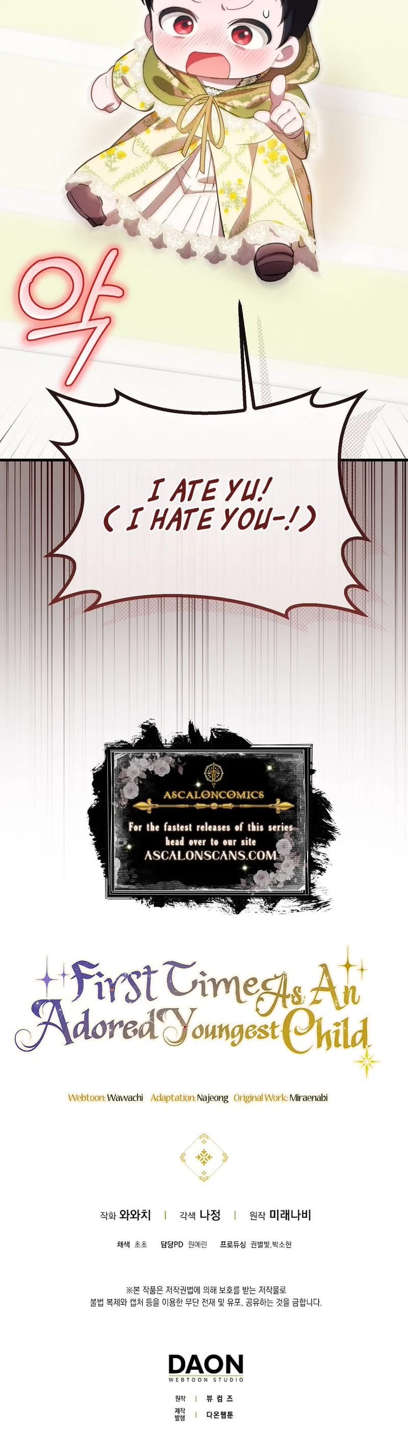First Time As An Adored Youngest Child Chapter 7 page 36 - Chapter 7