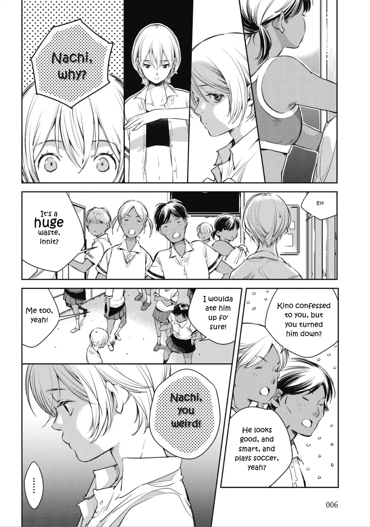 Fish Served Whole Chapter 1 page 8 - Chapter 1: An Unfortuante Encounter with Utsumi