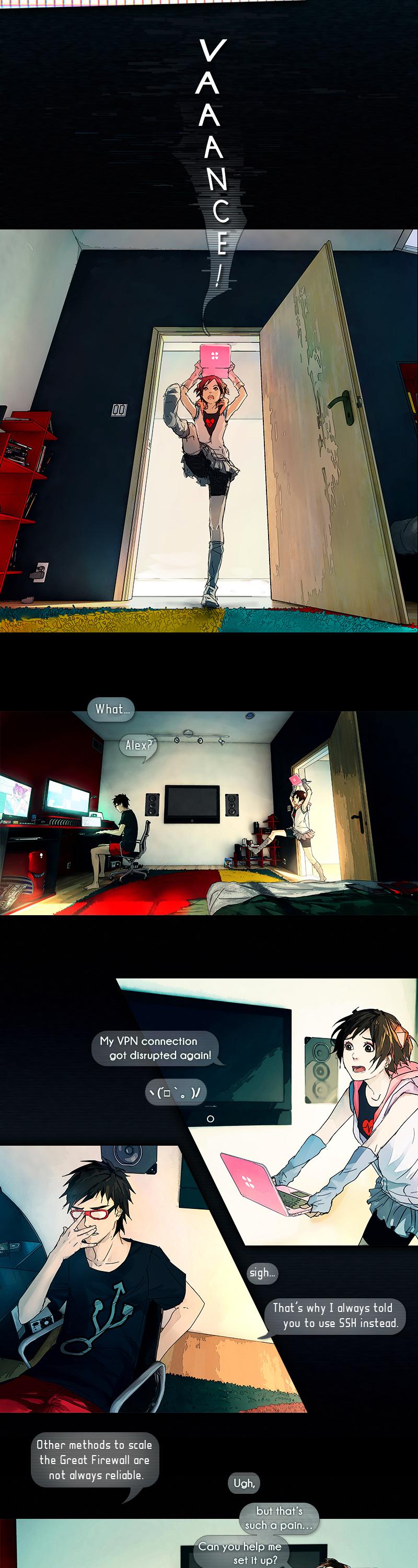 Fisheye Placebo Chapter 0.1 page 2 - Chapter 0.1: Hello World (Part 1)