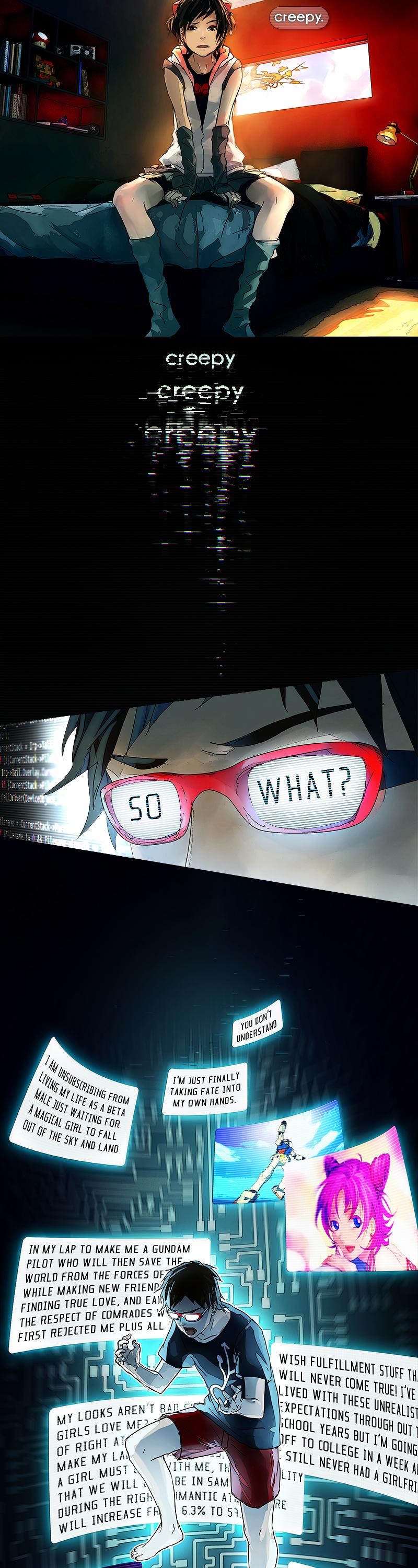 Fisheye Placebo Chapter 0.1 page 6 - Chapter 0.1: Hello World (Part 1)
