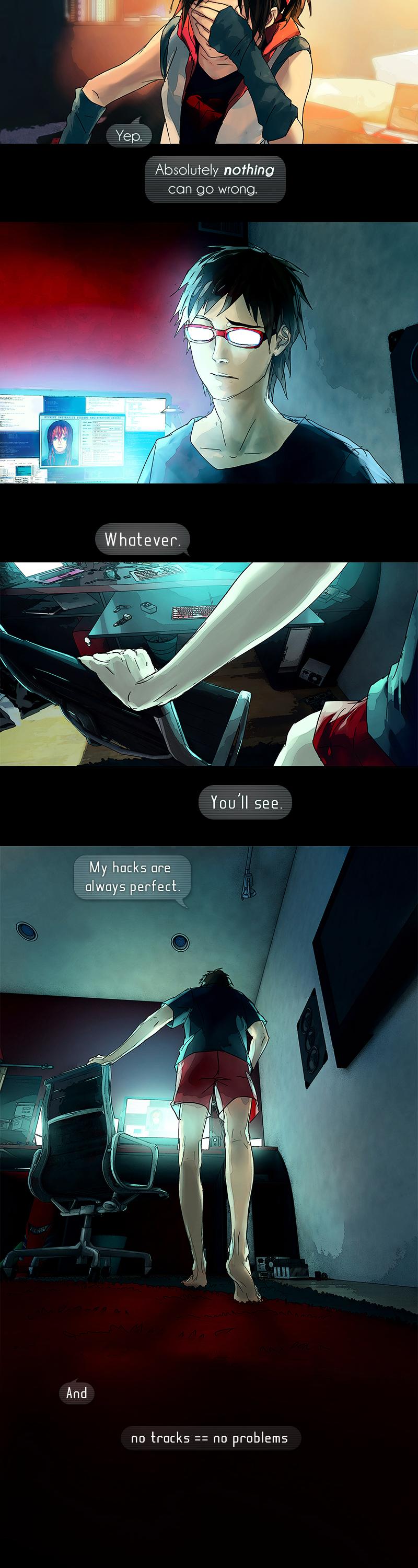 Fisheye Placebo Chapter 0.1 page 8 - Chapter 0.1: Hello World (Part 1)