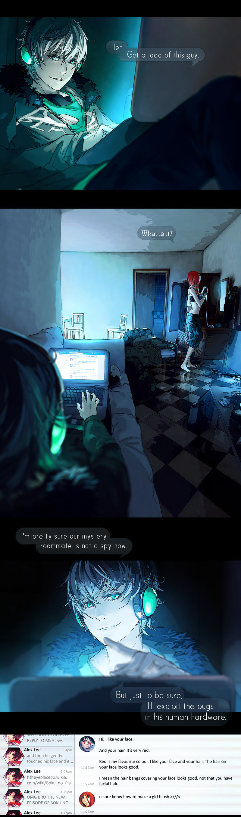 Fisheye Placebo Chapter 0.3 page 2 - Chapter 0.3: Hello World (Part 3)