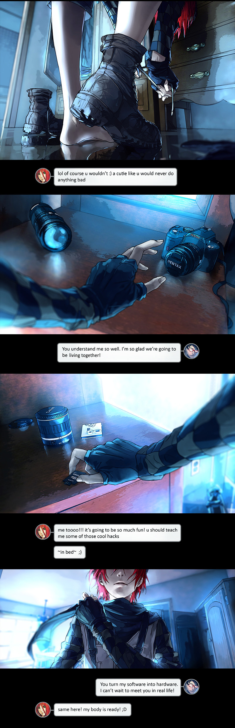 Fisheye Placebo Chapter 0.3 page 5 - Chapter 0.3: Hello World (Part 3)