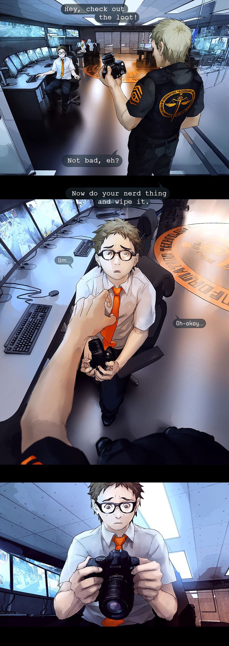Fisheye Placebo Chapter 0.5 page 1 - Chapter 0.5: Hello World (Part 5)