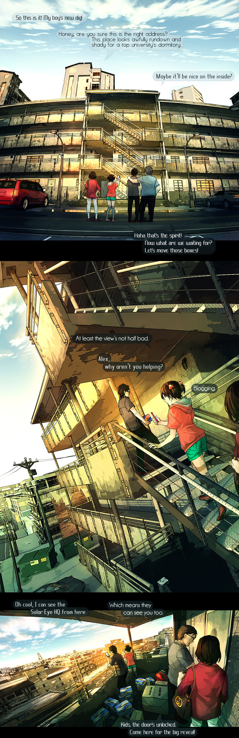 Fisheye Placebo Chapter 0.8 page 1 - Chapter 0.8: Hello World (Part 8)