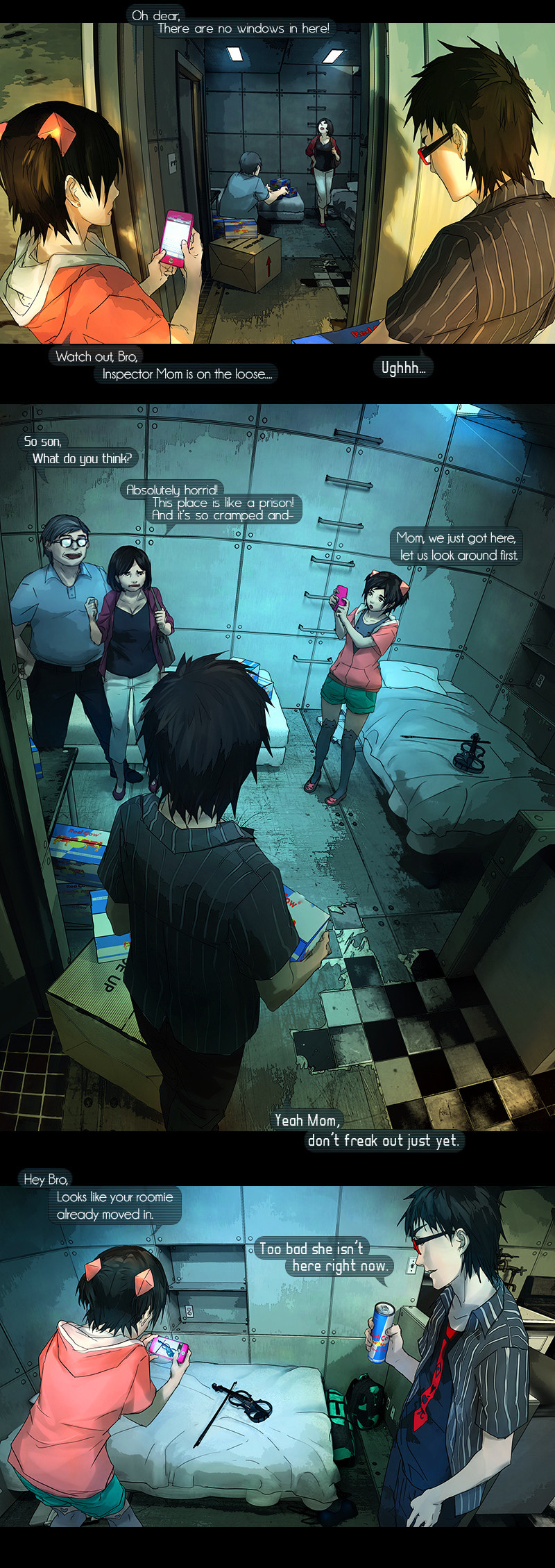 Fisheye Placebo Chapter 0.8 page 2 - Chapter 0.8: Hello World (Part 8)