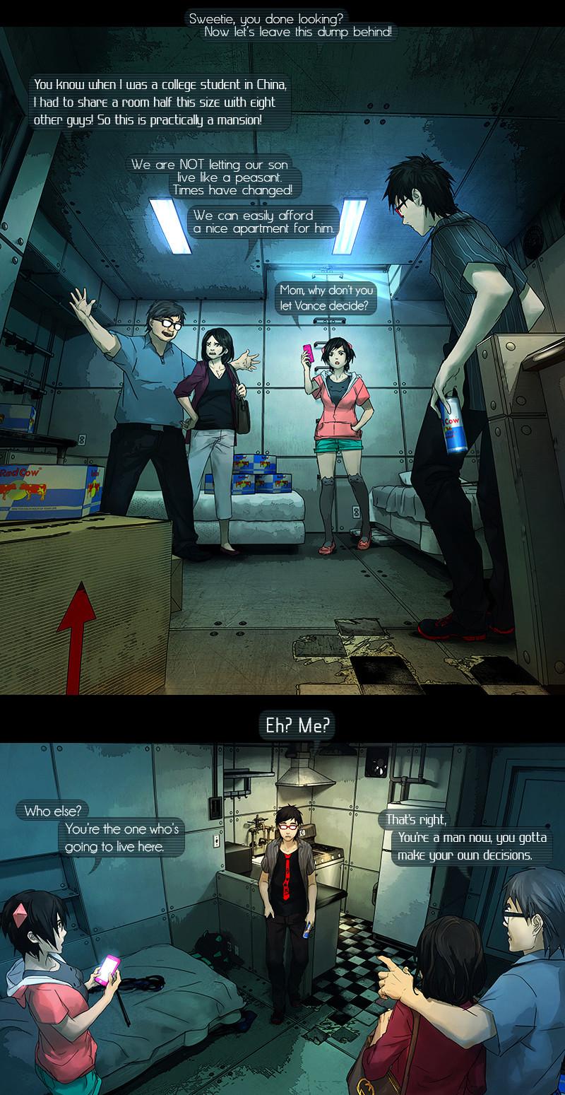 Fisheye Placebo Chapter 0.8 page 3 - Chapter 0.8: Hello World (Part 8)