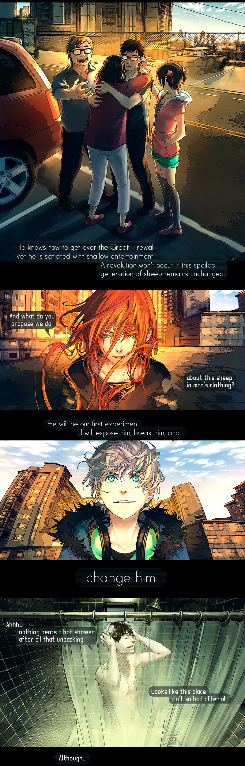 Fisheye Placebo Chapter 0.8 page 6 - Chapter 0.8: Hello World (Part 8)